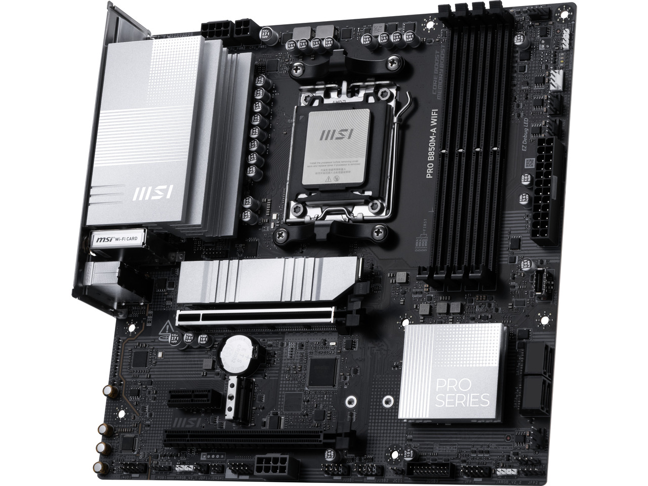 MSI PRO B850M-A WIFI AM5, Wi-F - Am5 Micro Atx Pcie 5.0 Motherboard incelemesi ve fiyatı